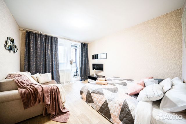

1-к. квартира, 45 м², 3 кровати