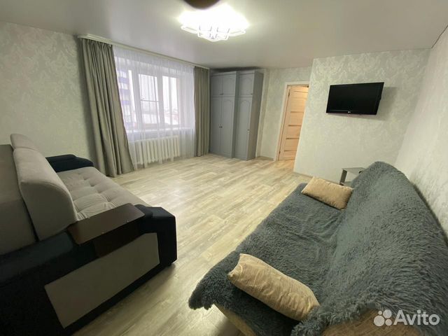 

1-к. квартира, 52 м², 2 кровати