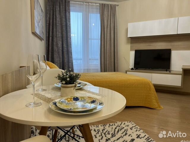 

Квартира-студия, 29 м², 1 кровать