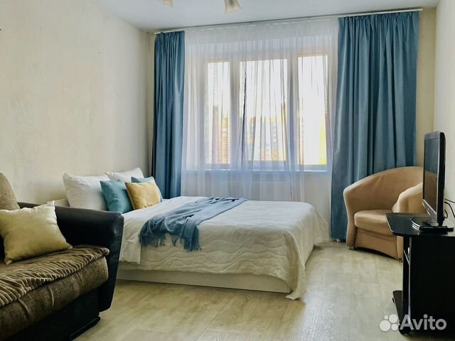 

1-к. квартира, 45 м², 2 кровати