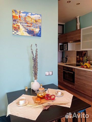 

Квартира-студия, 35 м², 2 кровати