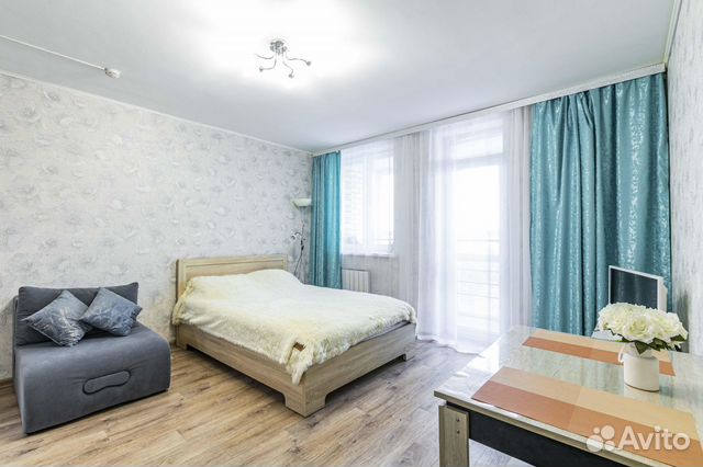 

Квартира-студия, 28 м², 2 кровати