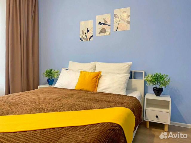 

2-к. квартира, 45 м², 2 кровати