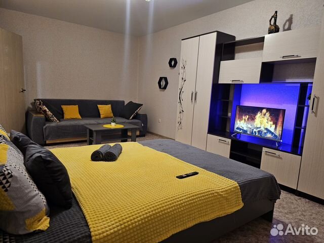 

1-к. квартира, 40 м², 2 кровати