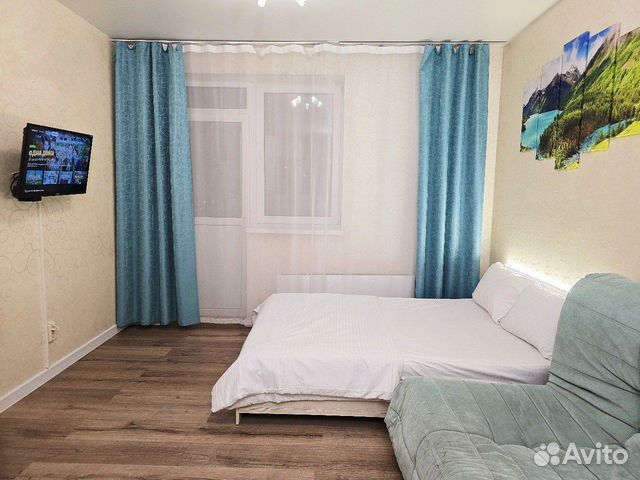 

Квартира-студия, 35 м², 2 кровати