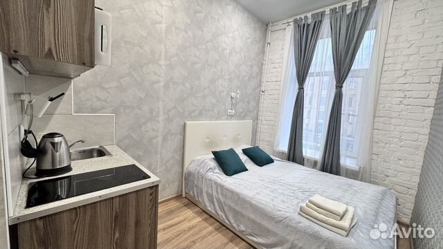 

Квартира-студия, 17 м², 1 кровать