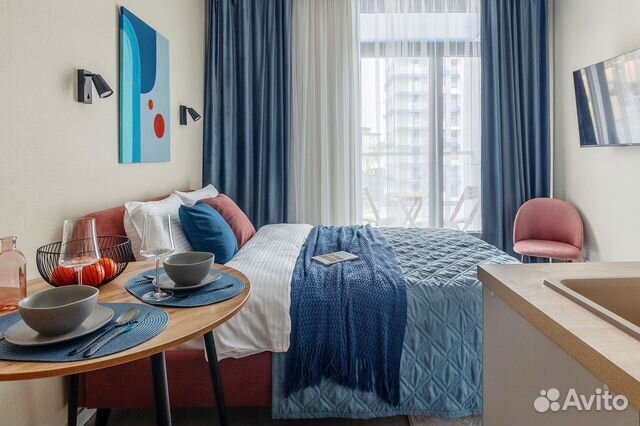 

Квартира-студия в апарт-отеле, 16 м², 1 кровать
