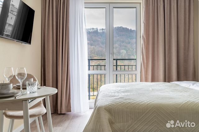 

Квартира-студия, 25 м², 2 кровати