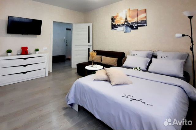 

Квартира-студия, 34 м², 2 кровати