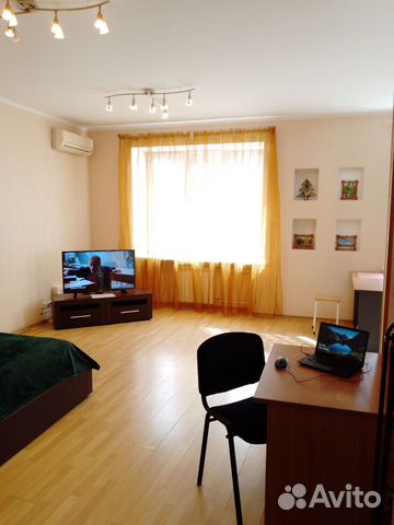 

Квартира-студия, 35 м², 2 кровати