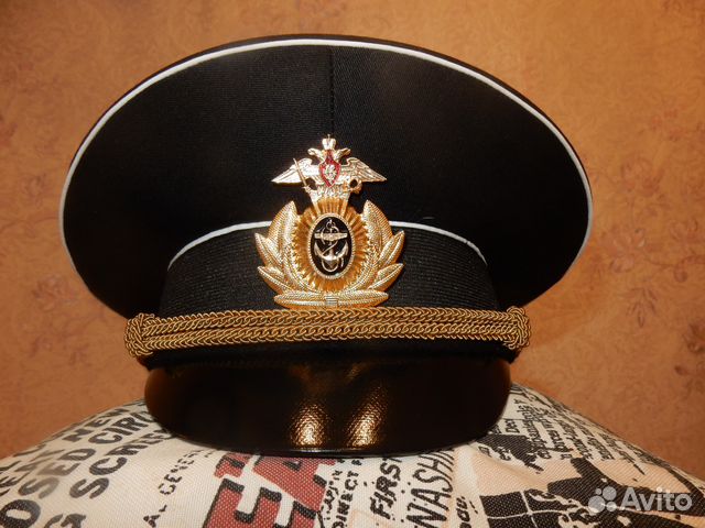 Фуражка вмф черная