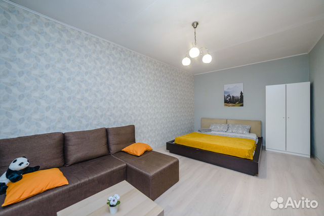 

1-к. квартира, 37 м², 2 кровати