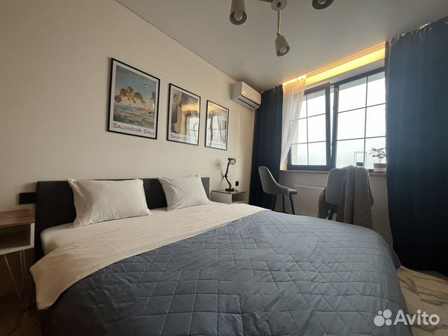 

Квартира-студия, 33 м², 2 кровати
