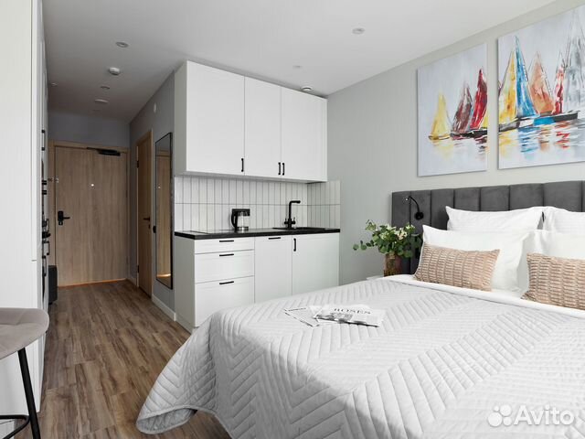 

Квартира-студия, 22 м², 1 кровать