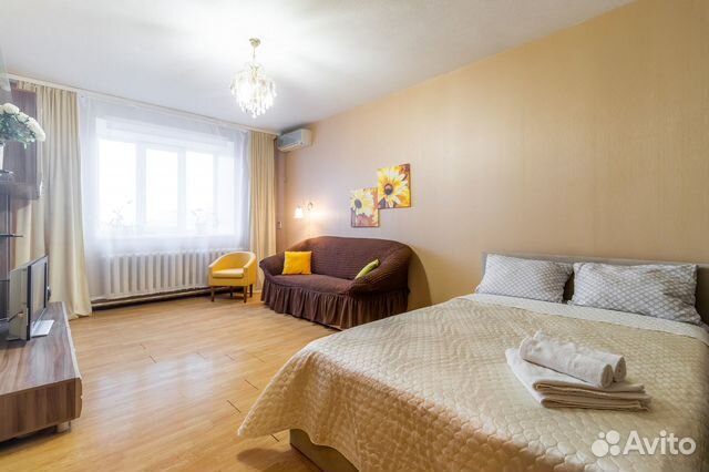 

1-к. квартира, 41 м², 2 кровати