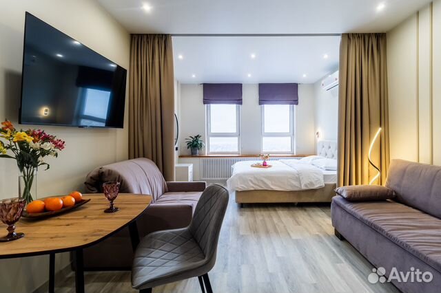 

Квартира-студия, 35 м², 3 кровати