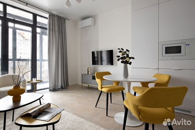 

1-к. квартира, 52 м², 2 кровати