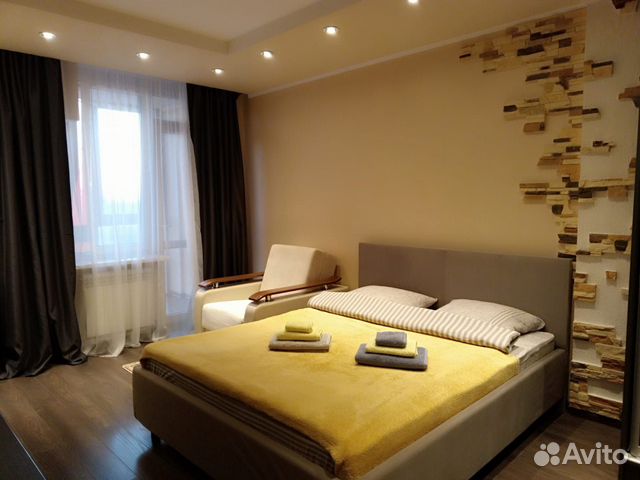 

1-к. квартира, 43 м², 2 кровати