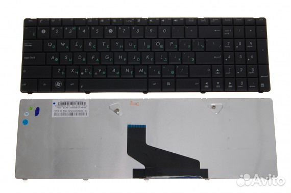 Клавиатура на ноутбук Asus X53 X53U черная