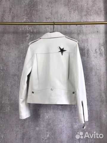 Куртка кожаная Ysl Saint Laurent