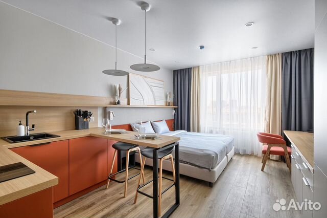 

Квартира-студия, 26 м², 1 кровать