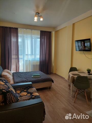

Квартира-студия, 27 м², 2 кровати