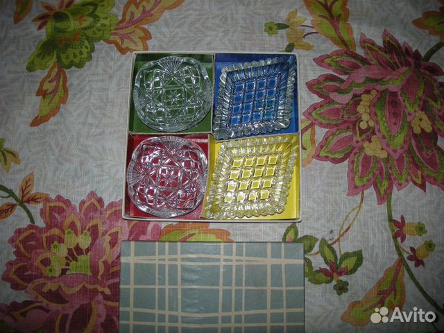 Икорницы креманки розетки набор Чехословакия лимон
