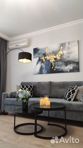 

1-к. квартира, 44 м², 2 кровати
