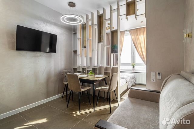 

Квартира-студия, 28 м², 2 кровати