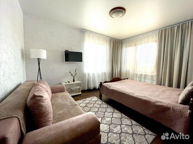 

1-к. квартира, 45 м², 2 кровати