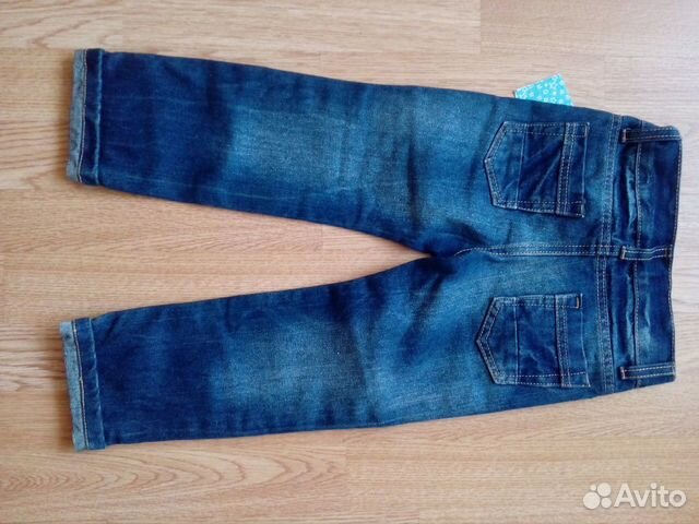 Джинсы новые, р.98