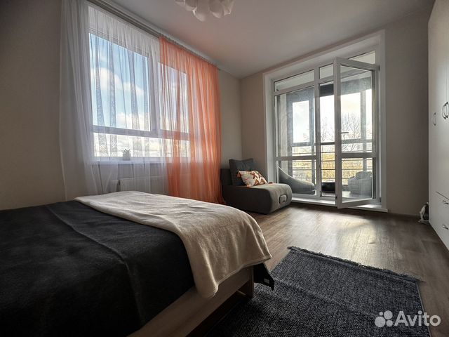 

1-к. квартира, 46 м², 3 кровати