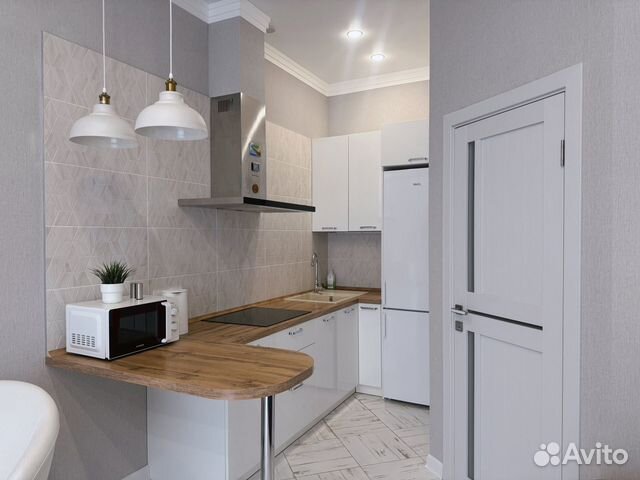 

Квартира-студия, 25 м², 2 кровати