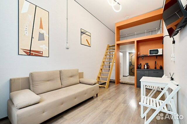 

Квартира-студия, 19 м², 2 кровати