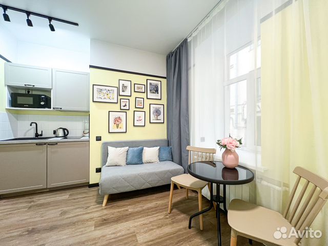 

Квартира-студия, 25 м², 2 кровати