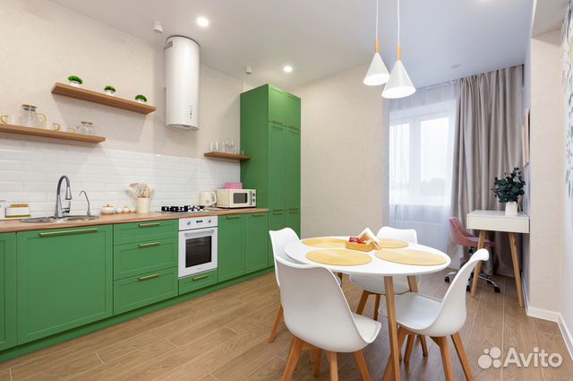 

1-к. квартира, 40 м², 2 кровати