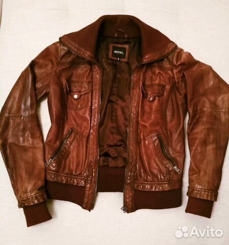 Натуральная кожаная куртка
