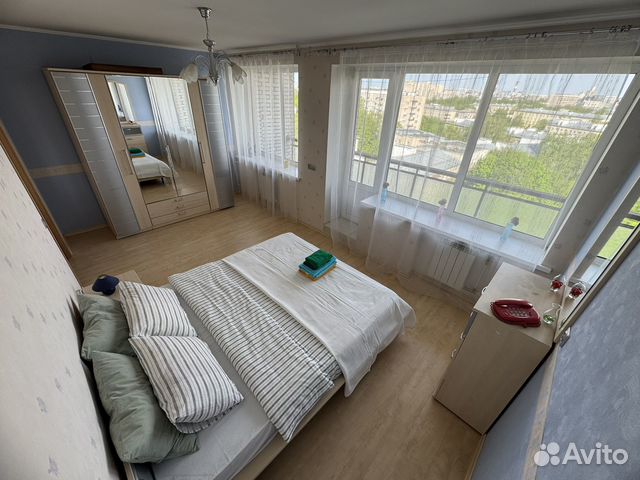 

1-к. квартира, 58 м², 2 кровати