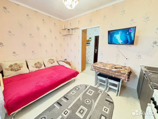 

Квартира-студия, 27 м², 2 кровати