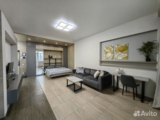 

Квартира-студия, 55 м², 3 кровати