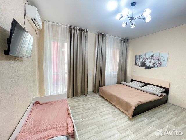 

Квартира-студия, 35 м², 2 кровати