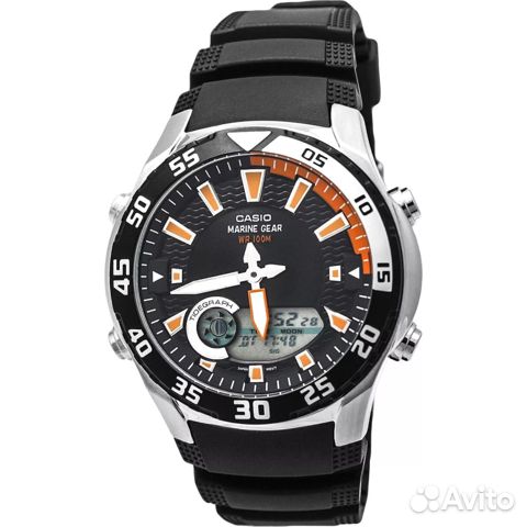 Часы Casio Outgear AMW-710-1A AMW-710-1avef рыбак