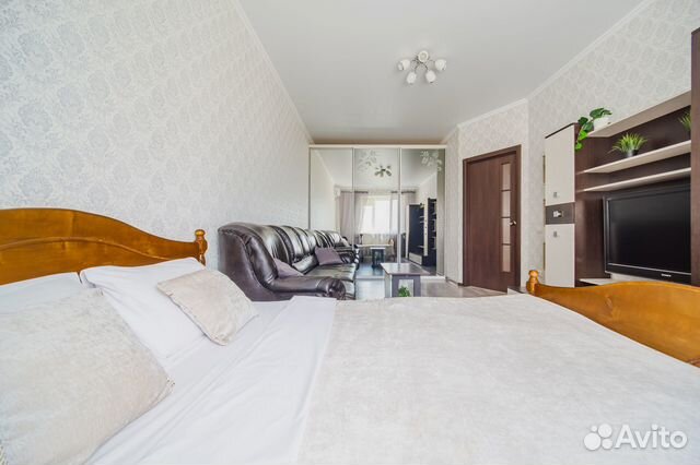 

1-к. квартира, 42 м², 2 кровати