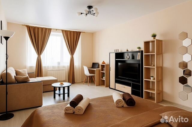 

1-к. квартира, 54 м², 4 кровати