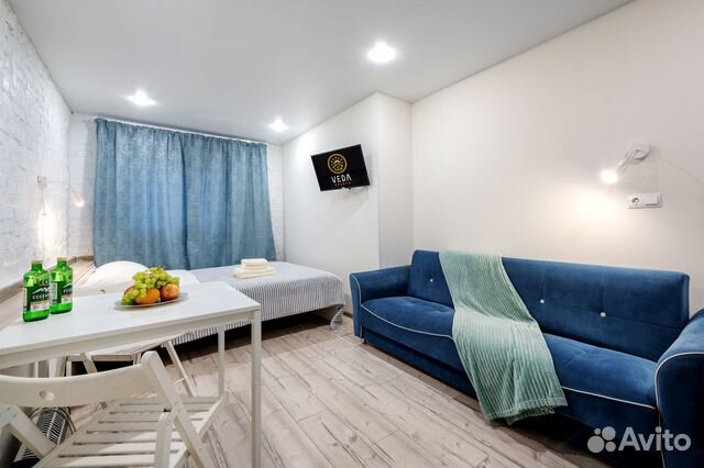 

Квартира-студия, 28 м², 2 кровати