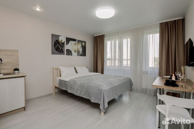 

Квартира-студия, 30 м², 1 кровать