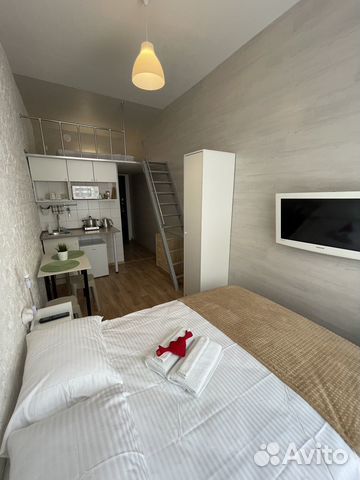 

Квартира-студия, 20 м², 2 кровати