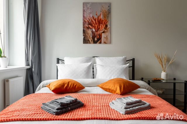 

1-к. квартира, 44 м², 2 кровати