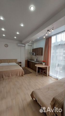 

Квартира-студия, 27 м², 2 кровати