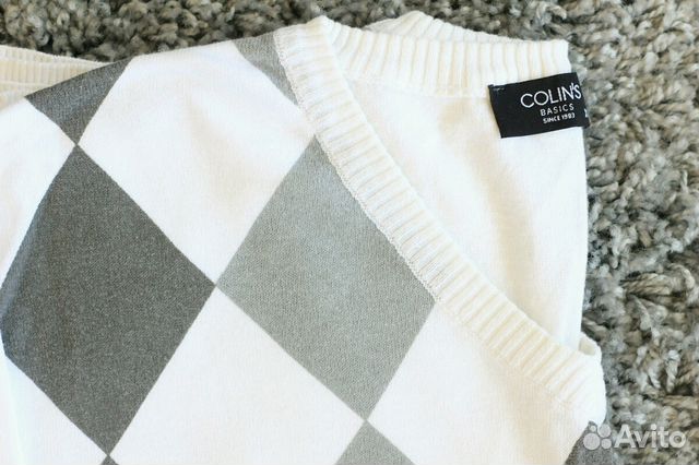 Свитер colins xxl, кофта trussardi L